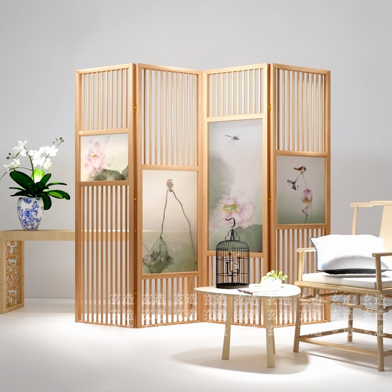 solid wood Chinese style Fengshui Art Fine brushwork Flower translucent fold move a living room Tearoom screen partitionin the Residential furniture , Screen/Flower Window , Folding screen category - from Buy2taobao.com to provide professional Taobao agent buy service