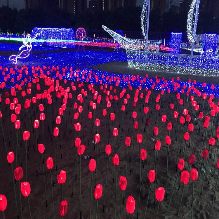 Coloured lights LED Flower arrangement Rose models lighting flower arrangement Lawn courtyard Jubilation festival decorate Suppliesin the Festive supplies/Gift , Decorative lights category - from Buy2taobao.com to provide professional Taobao agent buy service