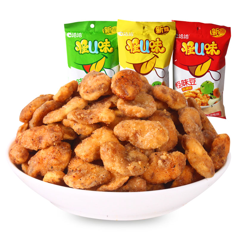 洽洽怪味豆 蚕豆小吃零食 怪U味 香酥脆爽 口感脆清脆在类目 零食/坚果/特产, 山核桃/坚果/炒货, 豆类制品中 - 来自Buy2taobao.com提供专业的淘宝代购服务