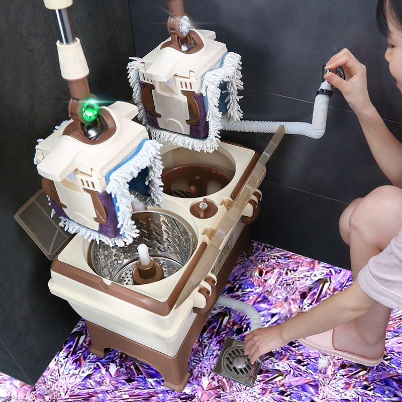 Mop bucket rotate drive Hand wash household Mop Wet and dry Dual use Mop pool Lazy man Mopping the floor Artifactin the Family/Personal Cleaning Tools , Housework/Floor cleaning equipment , Rotating mop category - from Buy2taobao.com to provide professional Taobao agent buy service