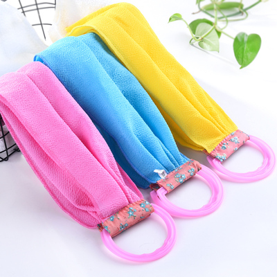 搓澡巾长条搓背巾单层后背加长强力搓泥磨砂日本洗澡巾女搓澡神器