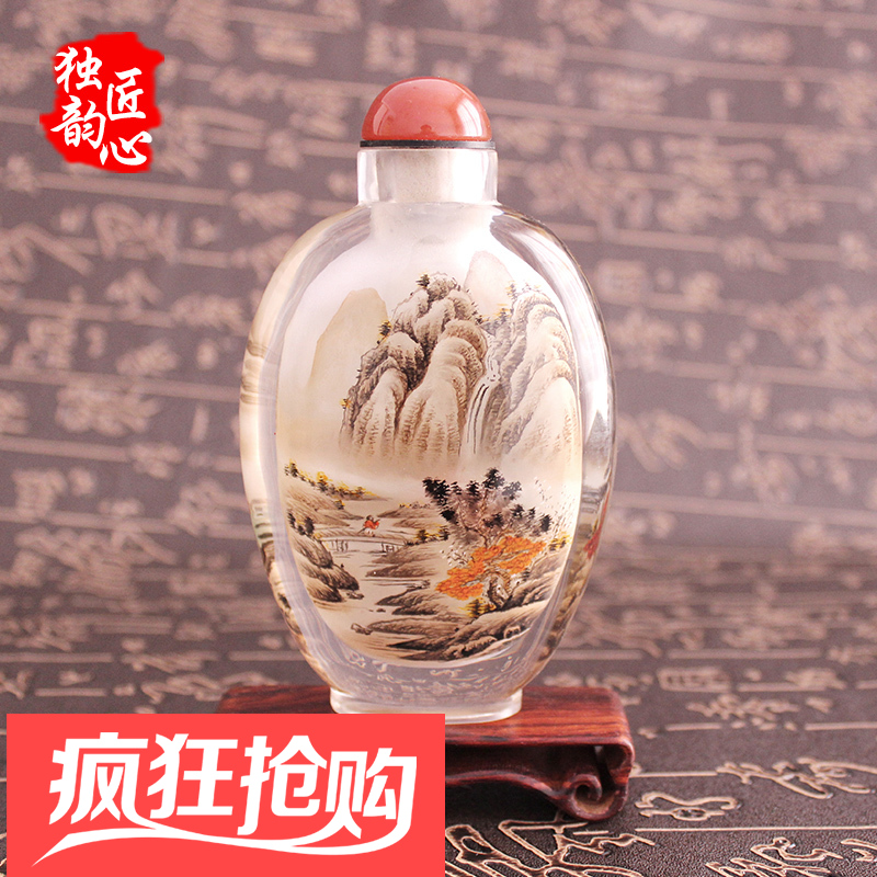 匠心独韵办公室书房摆件内画鼻烟壶中国民族地方特色工艺品送老外在类目 家居饰品, 摆件中 - 来自Buy2taobao.com提供专业的淘宝代购服务