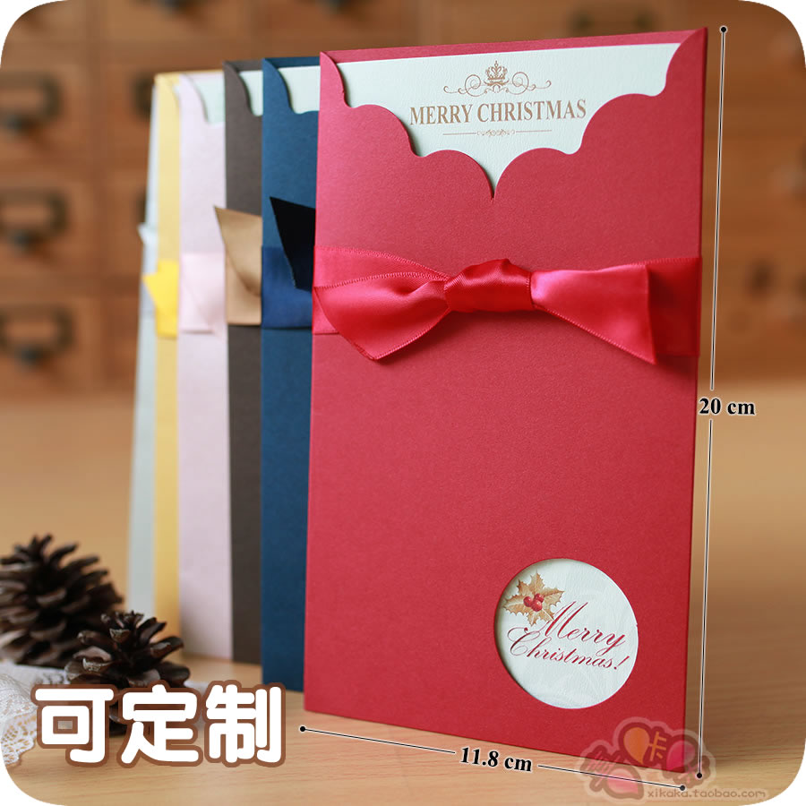 特价高档商务新年贺卡 封套式商业圣诞卡 护士节新年卡片可定制|msdalam kategori bekalan perayaan/hadiah, Kad Ucapan/kad - dari Buy2taobao.com untuk memberikan perkhidmatan ejen Taobao profesional membeli