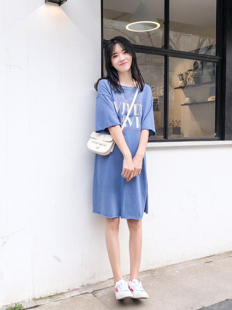 韩版孕妇T恤夏季女大码2019时尚短袖中长款打底衫宽松孕妇装夏装|msdalam kategori Bekalan Ibu / Ibu / Pemakanan, bersalin, baju-T - dari Buy2taobao.com untuk memberikan perkhidmatan ejen Taobao profesional membeli