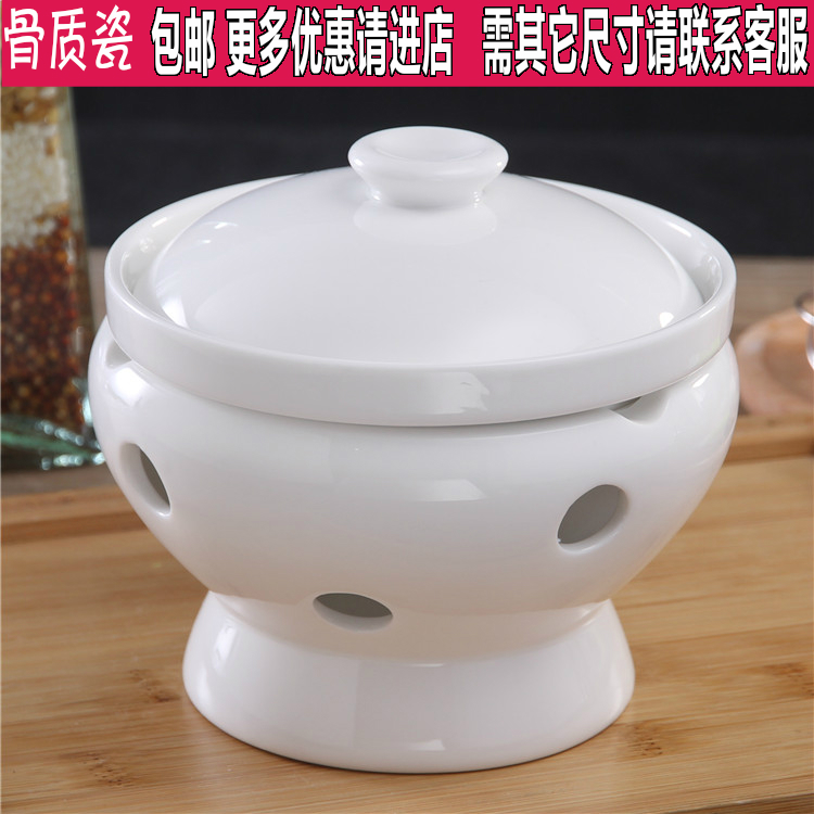 陶瓷餐具纯白酒精蜡烛炉燕窝炖盅汤煲汤盅一位翅盅连炉|msdalam kategori pinggan mangkuk, pinggan mangkuk, botol/Tank - dari Buy2taobao.com untuk memberikan perkhidmatan ejen Taobao profesional membeli
