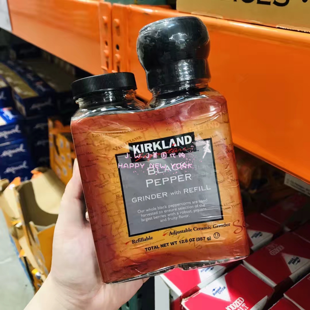 kirkland柯克兰 黑胡椒/粉自带研磨器调料 357g J.W.J美国代购|msdalam kategori beras/Utara-Selatan barangan kering/perasa, perasa/Jam/salad, perasa, rempah lain - dari Buy2taobao.com untuk memberikan perkhidmatan ejen Taobao profesional membeli