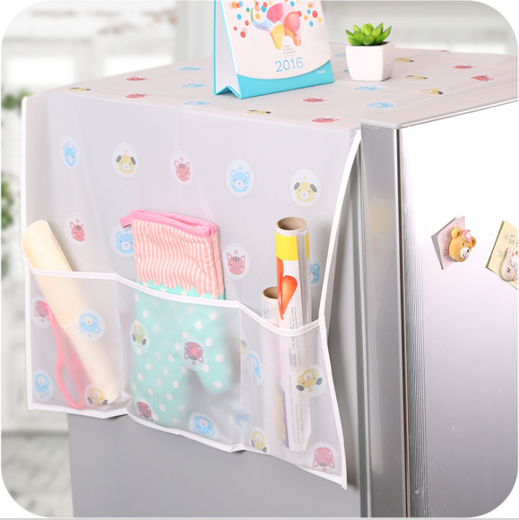General merchandise Refrigerator dust cover Countryside lattice Refrigerator cover Fabric art Hanging bag universal head-cover or veil for the bride at a wedding Close Arrangement Storage bagin the Storage consolidation , Household appliances dust , Dust the refrigerator category - from Buy2taobao.com to provide professional Taobao agent buy service