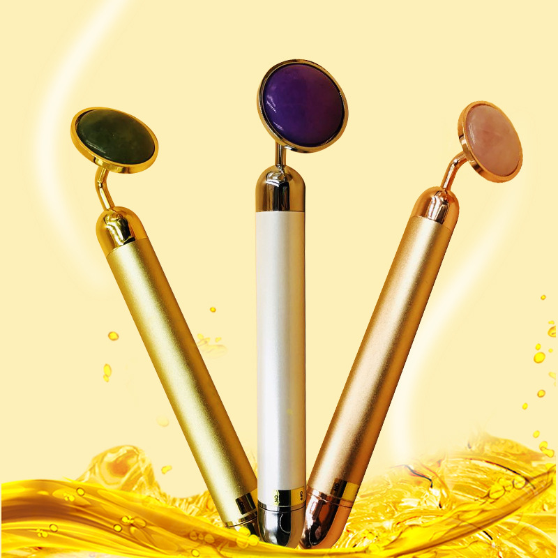 玉石黃金棒 24K美容棒 電動瘦臉儀美容美顏棒按摩器瘦臉神器在類目 個人護理/保健/按摩器材, 美容/美體輔助工具, 瘦臉機/瘦臉工具中 - 來自Buy2taobao.com提供專業的淘寶代購服務