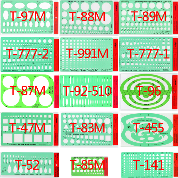 美国TIMELY泰米珠宝绘图画设计模板尺子T-89M 97M 991M 777-2套装在类目 电子词典/电纸书/文化用品, 绘图测量用品, 各类尺/三角板中 - 来自Buy2taobao.com提供专业的淘宝代购服务