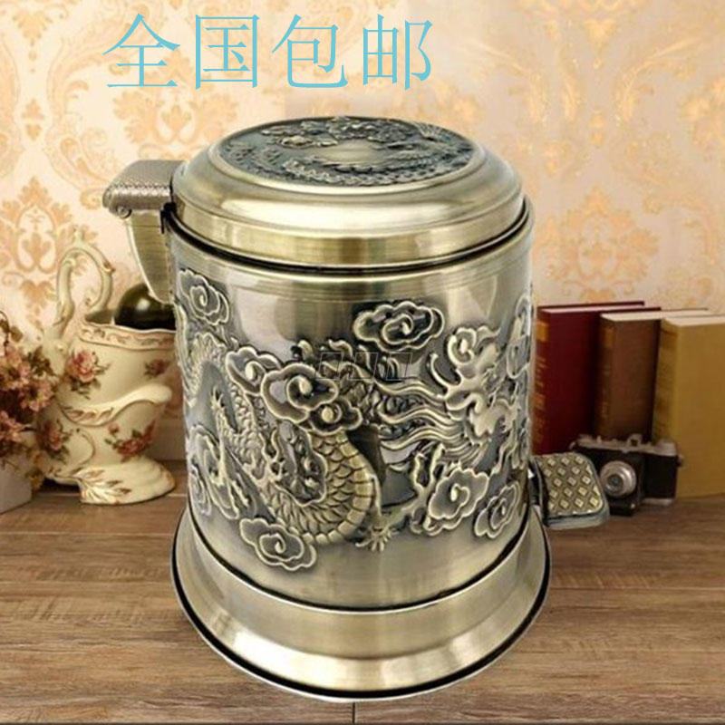 家佳好高档欧式创意时尚客厅脚踏式垃圾桶卫生间厨房收纳双龙戏珠在类目 家庭/个人清洁工具, 家务/地板清洁用具, 垃圾桶/垃圾架, 垃圾桶中 - 来自Buy2taobao.com提供专业的淘宝代购服务