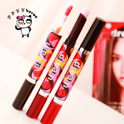 泰国mistine咬唇妆唇彩口红 保湿变色双头咬唇不脱妆唇膏防水遮瑕