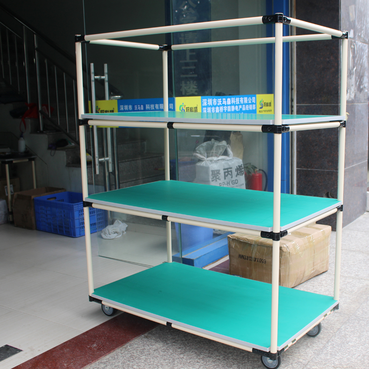 Free workshop Bar wheelbarrow Composite pipe Anti-static wheelbarrow Lean wheelbarrow 450*750*900Hin the Business/Office Furniture , Supermarket Furniture , Flat trolley/Tool Cart category - from Buy2taobao.com to provide professional Taobao agent buy service