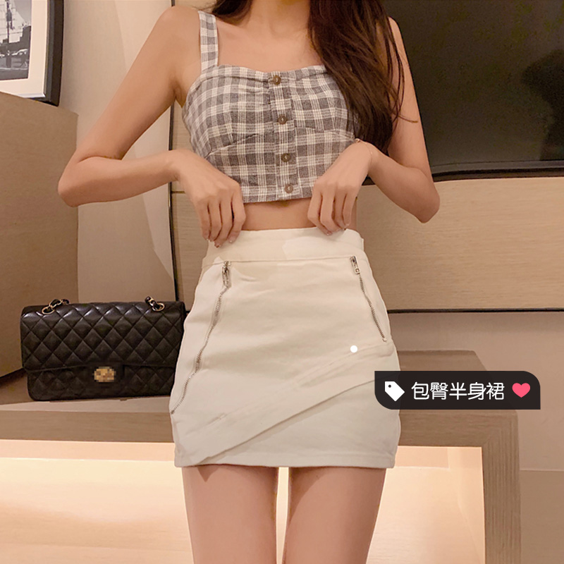 韩国包臀裙显瘦高腰气质拉链半身裙短裙一步裙2019夏装新款裙子在类目 女装/女士精品, 半身裙中 - 来自Buy2taobao.com提供专业的淘宝代购服务