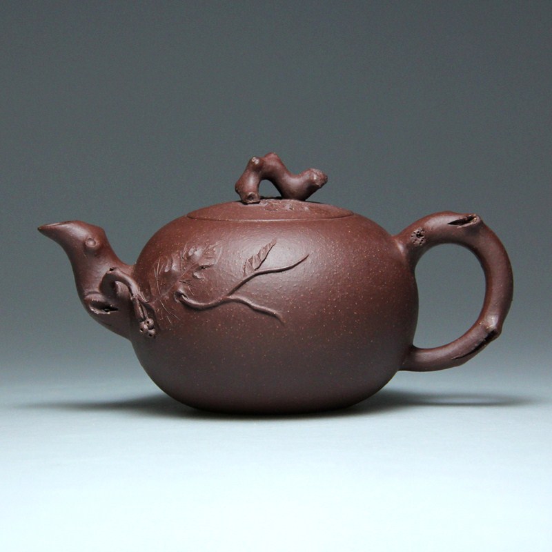 Earthenware pot of Yixing 168 element 70 Decade A factory Veteran worker Black Jinsha purple ink for imprinting of seals squirrel grapein the Tableware , Tea set , Teapot category - from Buy2taobao.com to provide professional Taobao agent buy service