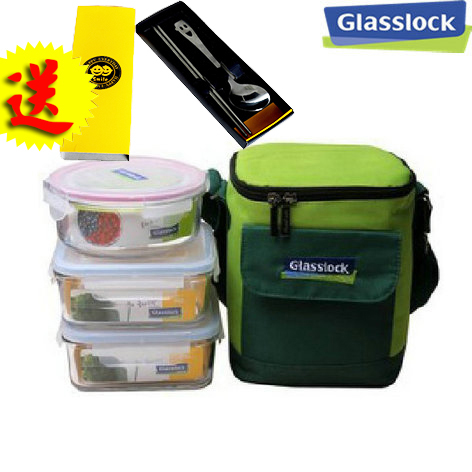 the republic of korea Sanko clouds GLASSLOCK Toughened glass Crisper Lunch box Gift box suit GL30in the Tableware , Fresh container/Fresh Containers , Crisper category - from Buy2taobao.com to provide professional Taobao agent buy service