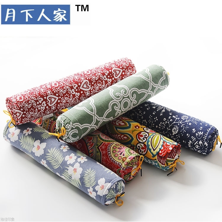 创意复古瑜伽颈椎枕老粗布荞麦枕保健棒棒枕礼品民族风枕头圆形在类目 床上用品, 枕头/枕芯/保健枕/颈椎枕中 - 来自Buy2taobao.com提供专业的淘宝代购服务