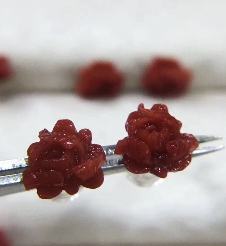 East China Sea Crystal room 2 Organic Gem Rose flowers Ear Studs Earrings 18k Gold inlaid Recruit agentsin the Accessories/Fashion Jewelry, Earring , Earrings  category - from Buy2taobao.com to provide professional Taobao agent buy service