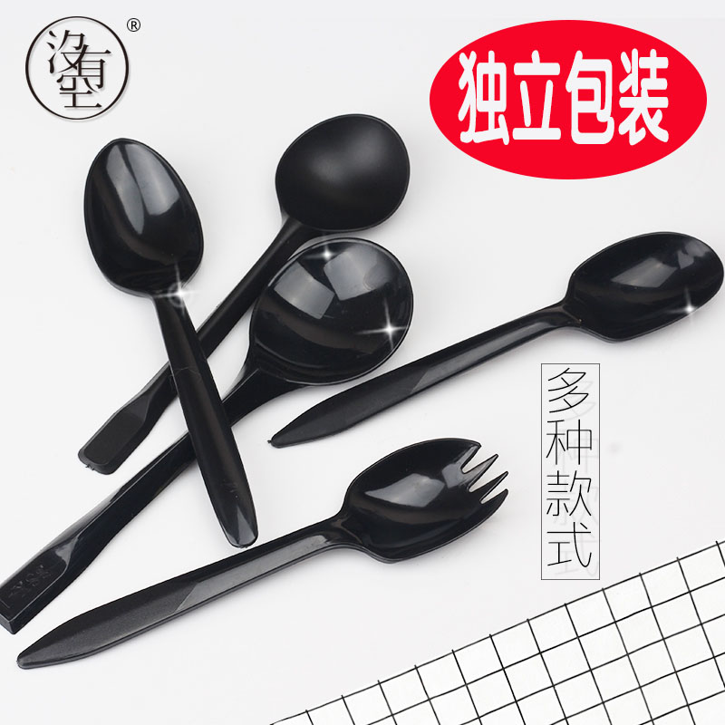 一次性勺子批 发 西瓜勺 水果捞叉勺独立包装塑料大号蛋糕勺包 邮|msdalam kategori pinggan mangkuk, pinggan mangkuk, Fork/Spoon/penyepit saman - dari Buy2taobao.com untuk memberikan perkhidmatan ejen Taobao profesional membeli