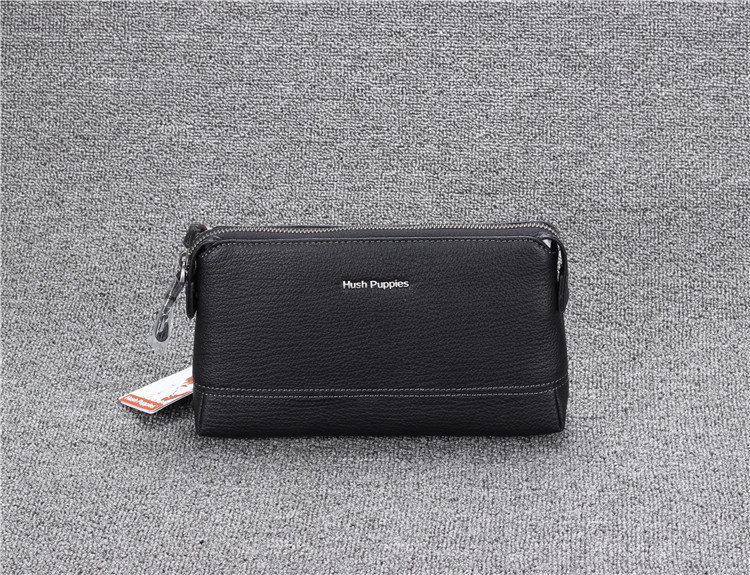 hush puppies Handbag black The first layer cowhide clutch bag HA-1871052-5715 Niin the Leather/Lady bags/Men's bag, Men's bags category - from Buy2taobao.com to provide professional Taobao agent buy service