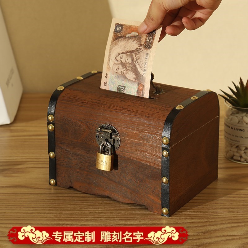 存钱箱网红 创意 指纹大容量可放纸币2019时尚储蓄罐带锁防摔复古|msdalam kategori bekalan perayaan/hadiah, Hadiah kreatif, Piggy bank - dari Buy2taobao.com untuk memberikan perkhidmatan ejen Taobao profesional membeli