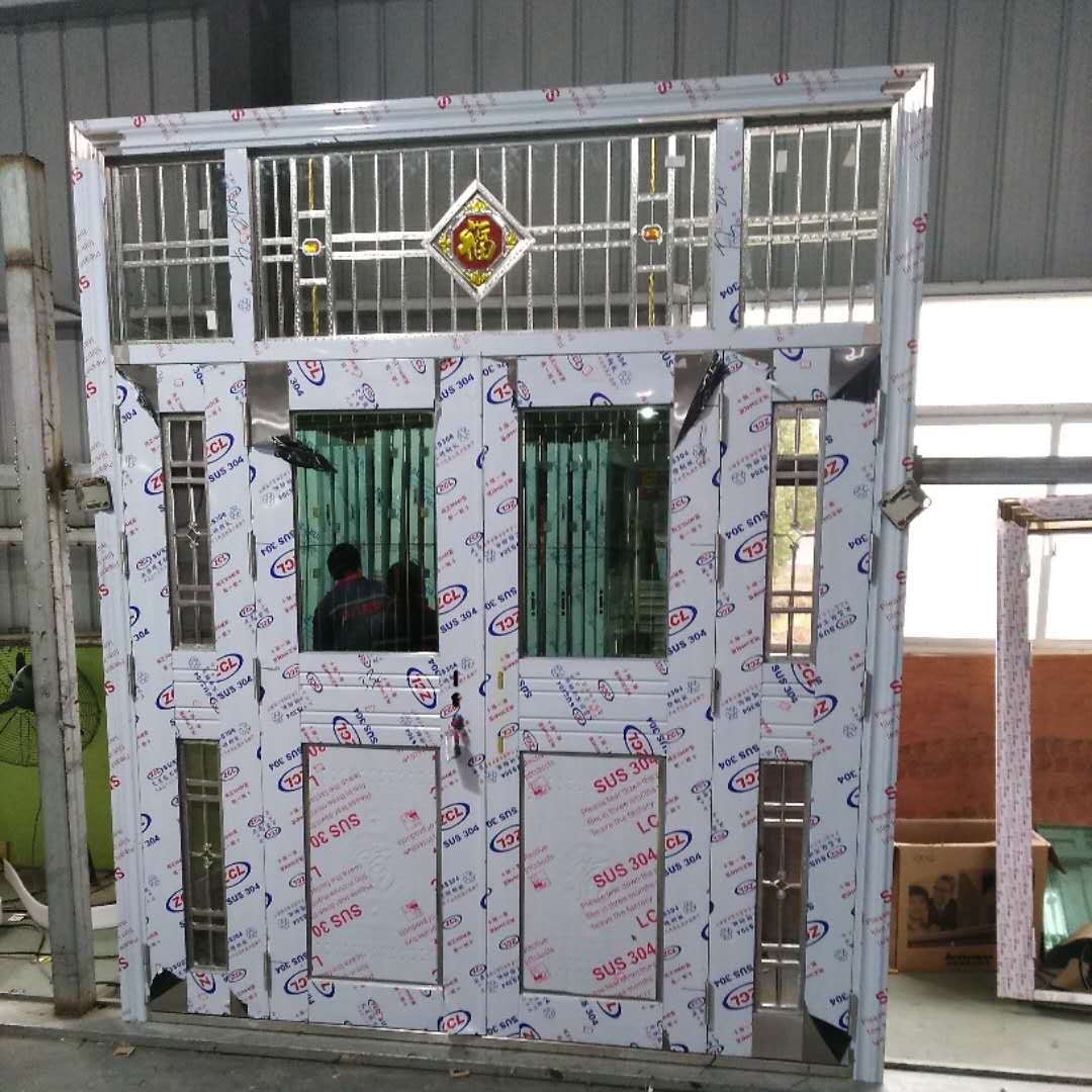 Stainless steel Four-door Countryside Stainless steel register and obtain a residence permit gate Stainless steel Theft prevention gate Mother child doorin the Whole house custom , Door , Entry door  category - from Buy2taobao.com to provide professional Taobao agent buy service