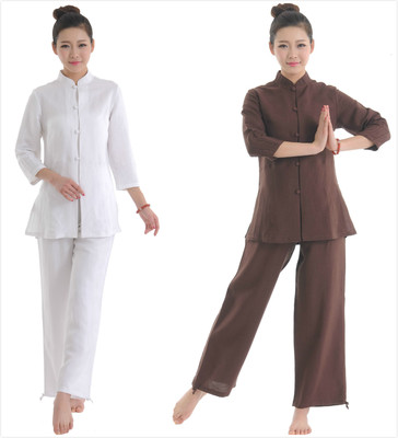 複古唐裝新款棉麻中國風禅服盤扣立領禅意禅修服居士服套裝漢服女在類目 女裝/女士精品, 唐裝/民族服裝/舞臺服裝, 唐裝/中式服裝, 上衣中 - 來自Buy2taobao.com提供專業的淘寶代購服務