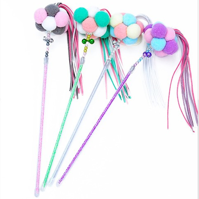 Cat teaser stick fairy Kittens Kitty Toys Cat Toys Supplies Feather Small bell Cat teaser stickin the Pet/Pet food and supplies , Cat/Dog Toys , Funny cat stick category - from Buy2taobao.com to provide professional Taobao agent buy service