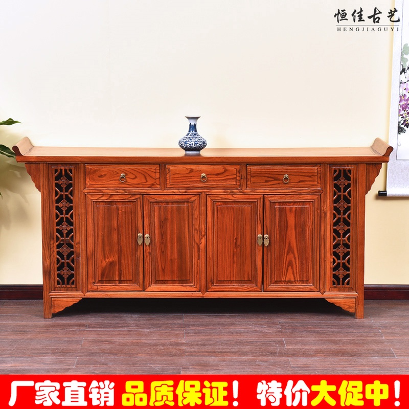 中式红木全实木明清仿古南榆木家具四门三抽储物柜鞋柜餐边柜特价|ruв категории жилой мебели, кабинет, Другие кабинета - от Buy2taobao.com для оказания профессиональной услуги покупки агента Taobao