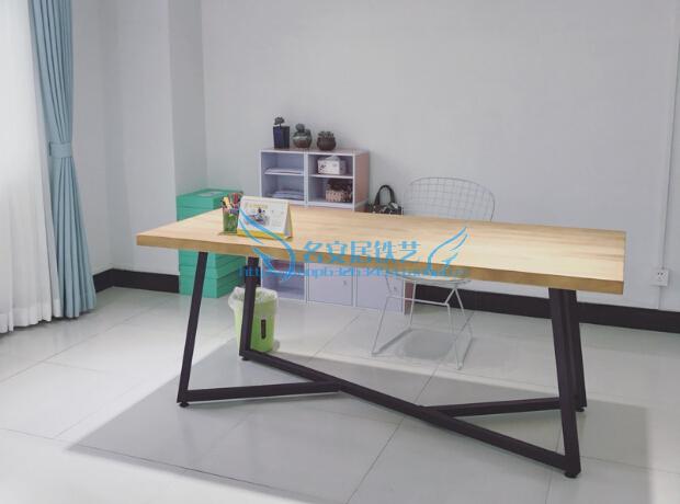 American style Retro Wrought iron tables loft Industrial wind solid wood desk desk Conference table workbench originality Long tablein the Residential furniture , Tables , Dining table category - from Buy2taobao.com to provide professional Taobao agent buy service