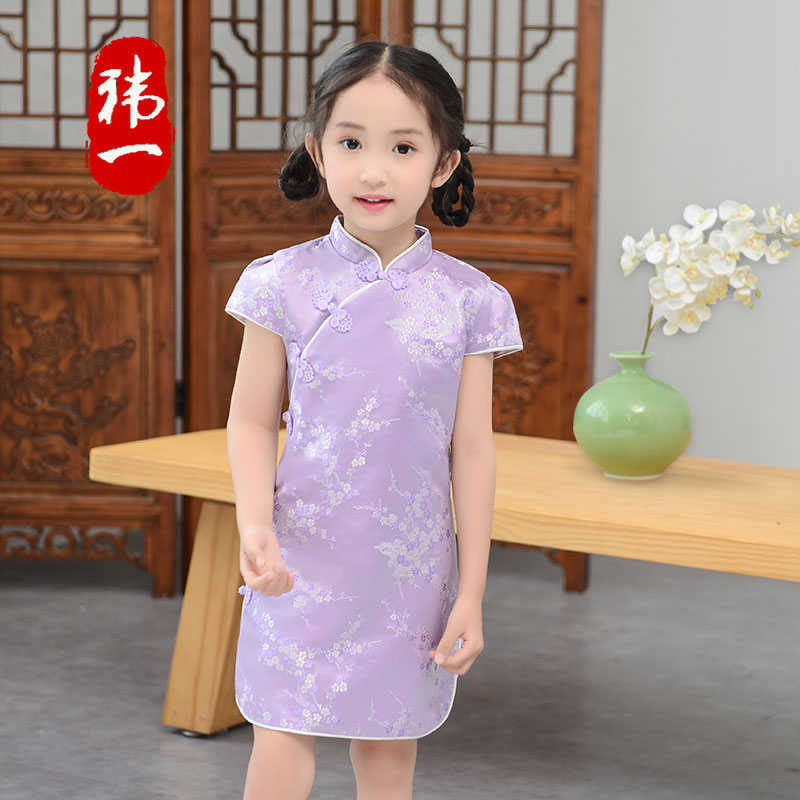 純手工女童唐裝裙寶寶唐裝禮服演出服中式兒童旗袍春夏夾層旗袍在類目 童裝/嬰兒裝/親子裝, 兒童旗袍/唐裝/民族服裝, 旗袍中 - 來自Buy2taobao.com提供專業的淘寶代購服務
