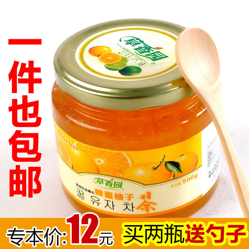 草香园蜂蜜柚子茶500g