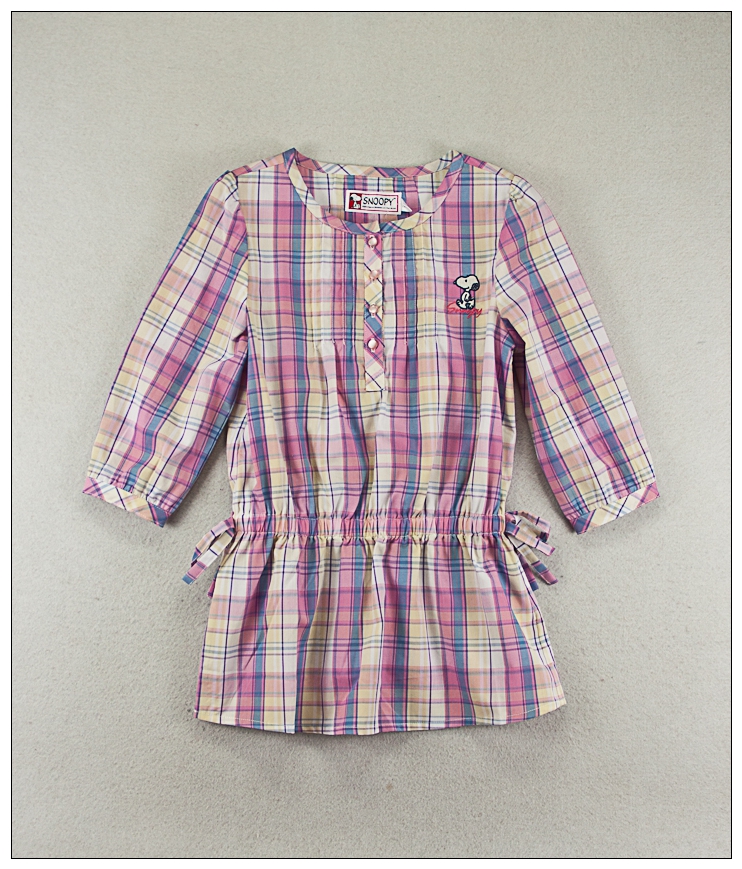 SNOOPY Special shop Girls Plain weave Three Quarter Sleeve jacket 2SS50330 On a short-sleeved dressin the Children/Baby/Family fitted , Shirt category - from Buy2taobao.com to provide professional Taobao agent buy service