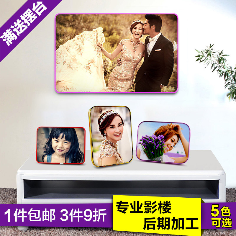10-48寸拉菲包边水晶版画照片制作摆台定制影楼婚纱照相片相框在类目 个性定制/设计服务/DIY, 日用/装饰定制, 木版画/装饰画中 - 来自Buy2taobao.com提供专业的淘宝代购服务
