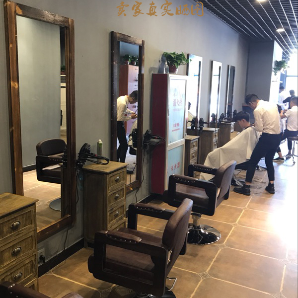 Hairdressing Stage Single solid wood Retro to ground Wall mounted Haircut mirror beauty salon Dedicated Two-sided Barber Shop Stagein the Business/Office Furniture , Salon/Beauty Furniture , Barber Mirror category - from Buy2taobao.com to provide professional Taobao agent buy service