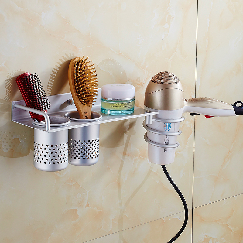 Hair rack Hair dryer drum Shelf pylons Space aluminum Shower Room TOILET wall Punch holes Shelf Wall hangingin the Family/Personal Cleaning Tools , Sanitary appliances/Bathroom accessories , Bathroom Jiaojia/Shelf category - from Buy2taobao.com to provide professional Taobao agent buy service