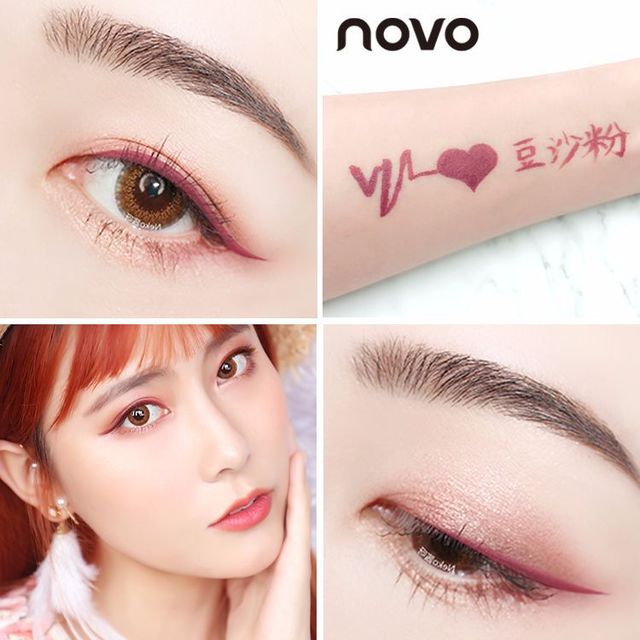 NOVO眼线笔美妆初学者 酒红色棕色眼线液笔防水防汗不晕染在类目 彩妆/香水/美妆工具, 眼线中 - 来自Buy2taobao.com提供专业的淘宝代购服务