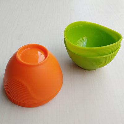 2个出口硅胶酱小碗布丁果冻舒芙蕾烤碗 裱花调色碗冰淇淋烘焙模具
