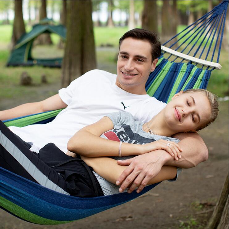 Canvas belt Hammock outdoors leisure time Indoor Swing Field Sandy beach road trip Camping Single student dormitoryin the Outdoor/Mountaineer/Camping/Travel Goods , Outdoor Furniture , Hammock category - from Buy2taobao.com to provide professional Taobao agent buy service