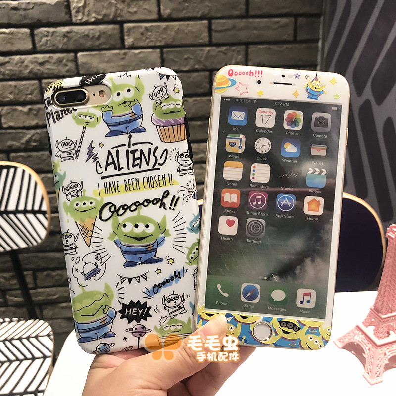 苹果X怪兽大学钢化膜iphoneXR卡通三眼仔手机壳套6s/7/8 plus彩膜在类目 3C数码配件, 手机配件, 手机贴膜中 - 来自Buy2taobao.com提供专业的淘宝代购服务