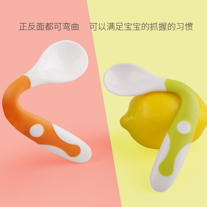 儿童叉勺套装弯弯把带收纳盒餐具宝宝练习勺扭扭叉勺防烫辅食勺|ruв категории подгузник/шампунь/вскармливать/тележка кроватью, кубок/посуда/измельчение/Приложение, детская посуда - от Buy2taobao.com для оказания профессиональной услуги покупки агента Taobao