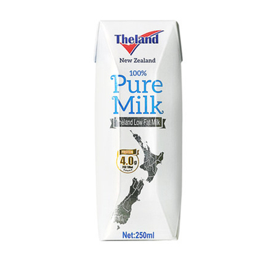 新西兰原装进口牛奶纽仕兰4.0g乳蛋白低脂纯牛奶250ml*1盒早餐奶