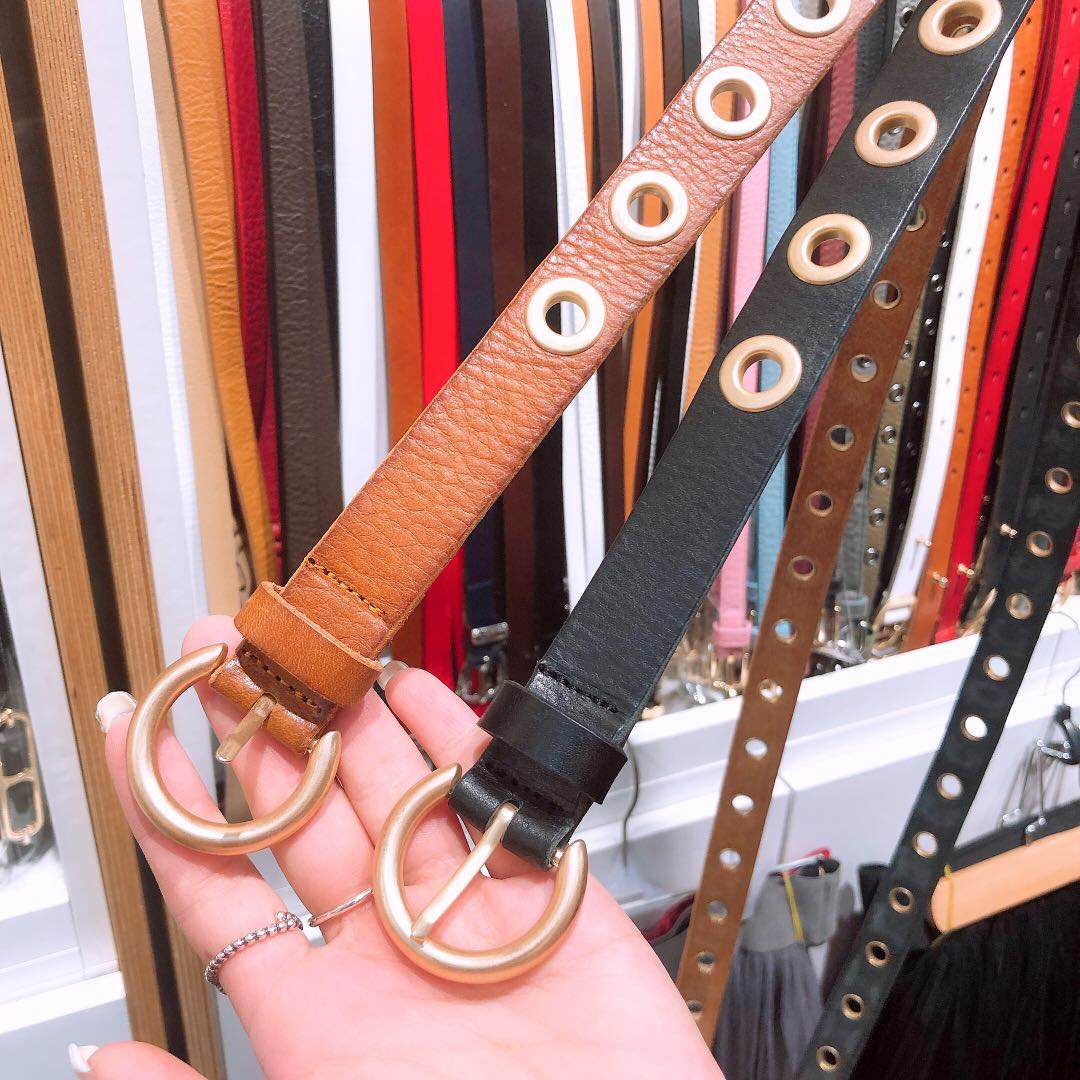 big weekend 402 Live in Korea Miao Miao same paragraph genuine leather Pure cowhide belt men and women leisure time Jeansin the Accessories/Leather belt/Hat/Muffler , Belt/Leather belt/Yaolian category - from Buy2taobao.com to provide professional Taobao agent buy service