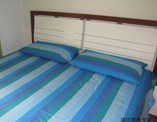 专柜正品—禧坊家居纯棉色织 学生单人床单 蓝五宽条 厚包邮在类目 床上用品, 床单中 - 来自Buy2taobao.com提供专业的淘宝代购服务