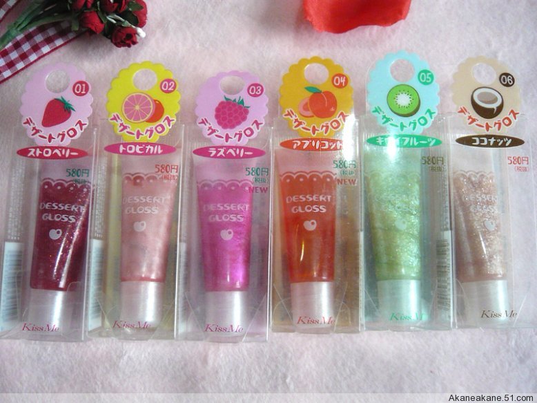 =Sissy beauty= Japan kiss me Fragrant and sweet Juice Lip Gloss strawberry Plum Kiwi Coconutin the Makeup/Perfume/Beauty tools , Lip Gloss/Gloss category - from Buy2taobao.com to provide professional Taobao agent buy service