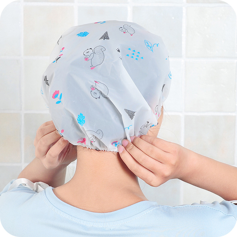 Waterproof shower cap adult Bathing cap Female models take a shower Headgear Kitchen Cooking Lampblack Hatin the Family/Personal Cleaning Tools , Personal care cleaning appliances , Shower cap category - from Buy2taobao.com to provide professional Taobao agent buy service
