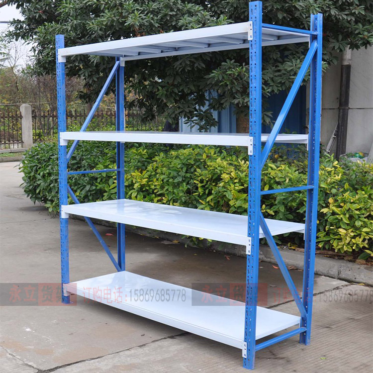 温州轻型仓库货架家用仓储货架库房钢制货架中型储物服装架子铁架在类目 商业/办公家具, 货架/展柜, 仓储货架中 - 来自Buy2taobao.com提供专业的淘宝代购服务