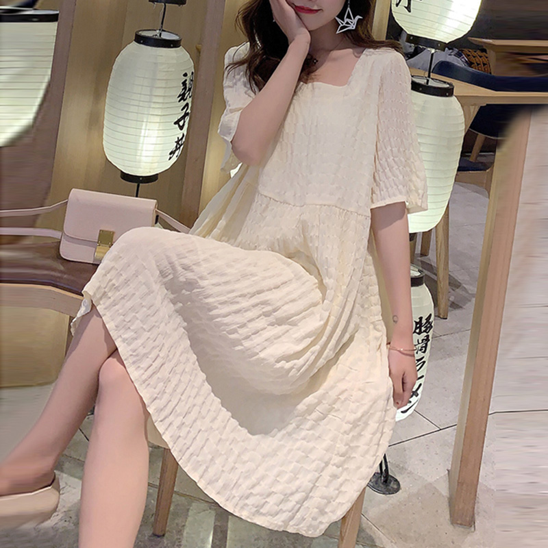 孕妇装夏天裙子中长款2019孕妇夏装韩版时尚宽松雪纺孕妇连衣裙潮在类目 孕妇装/孕产妇用品/营养, 孕妇装, 连衣裙中 - 来自Buy2taobao.com提供专业的淘宝代购服务