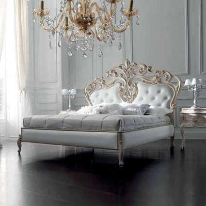 Special Offer Clearance European style Solid wood bed Neo-classical furniture Gold and silver foil villa Europe and America Carved French bedin the Residential furniture , Beds , Solid wood bed  category - from Buy2taobao.com to provide professional Taobao agent buy service