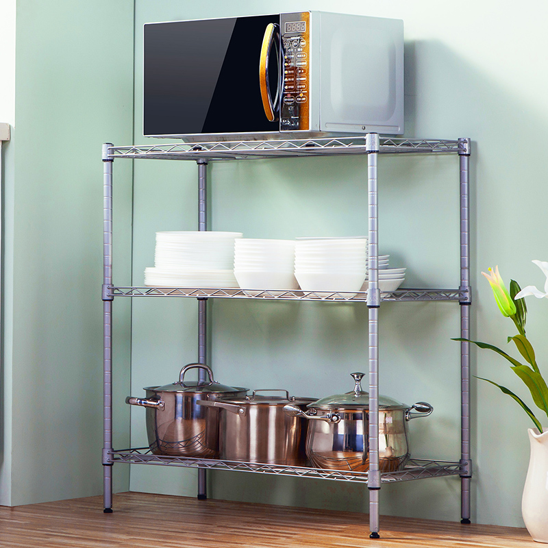 kitchen Shelf Microwave Oven Oven rack three layers Storage rack to ground simple and easy balcony Storage racks Finishing rack Shelfin the Kitchen/Cooking utensils , Kitchen Gadgets/Kitchen storage , Kitchen storage rack/Kitchen Shelf , Kitchen Shelf/Angle Brackets category - from Buy2taobao.com to provide professional Taobao agent buy service