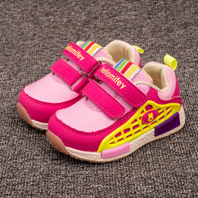 断码特价春秋款男童机能鞋运动鞋防滑女宝宝软底学步鞋婴幼儿鞋